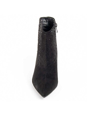 Stivaletto Con Tacco Materiale Sintetico E Tessile Montevita