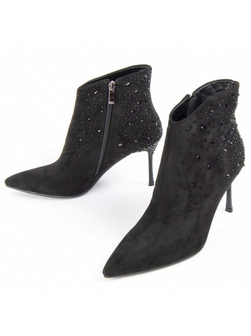 Stivaletto Con Tacco Materiale Sintetico E Tessile Montevita - Kiabi