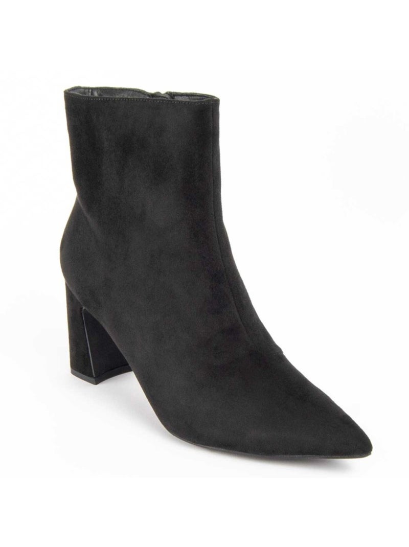Stivaletto Con Tacco Materiale Sintetico E Tessile Montevita Nero - Kiabi