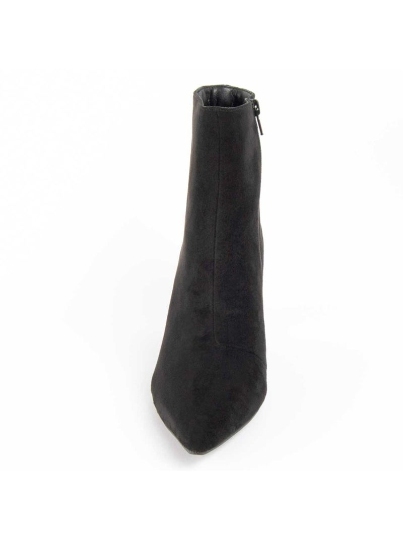 Stivaletto Con Tacco Materiale Sintetico E Tessile Montevita Nero - Kiabi