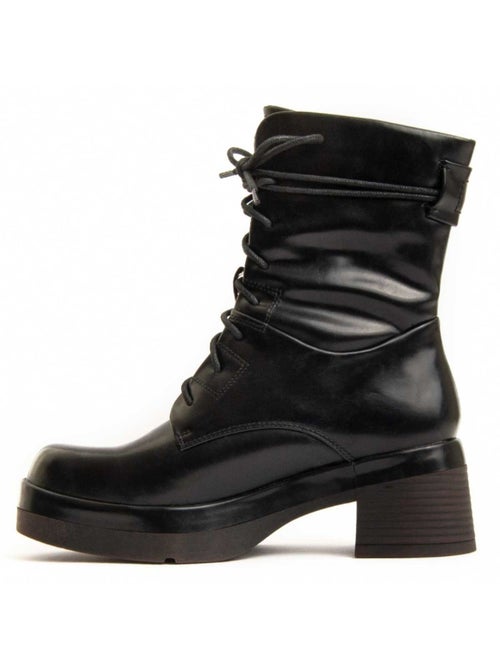 Stivaletto Con Tacco Materiale Sintetico E Tessile Montevita - Kiabi