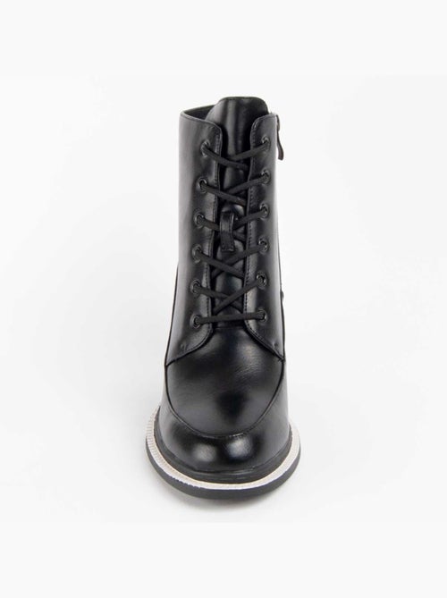 Stivaletto Con Tacco Materiale Sintetico E Tessile Montevita - Kiabi