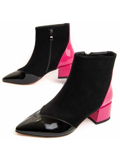 Stivaletto Con Tacco Materiale Sintetico E Tessile Montevita - Kiabi