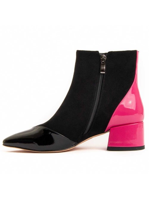 Stivaletto Con Tacco Materiale Sintetico E Tessile Montevita - Kiabi