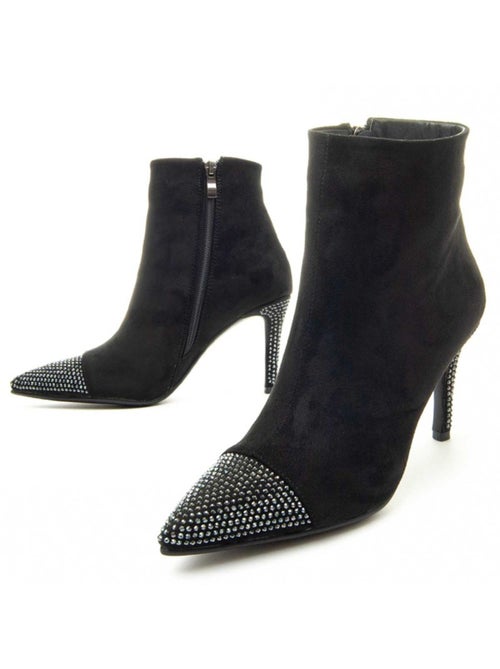 Stivaletto Con Tacco Materiale Sintetico E Tessile Montevita - Kiabi