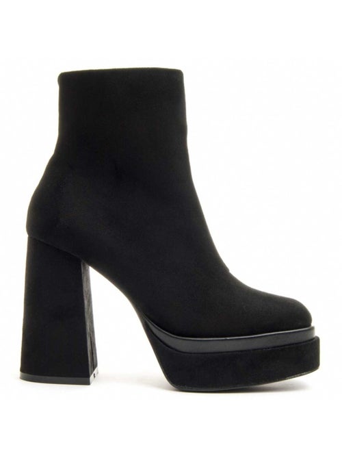 Stivaletto Con Tacco Materiale Sintetico E Tessile Montevita - Kiabi