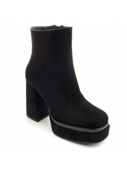 Stivaletto Con Tacco Materiale Sintetico E Tessile Montevita - Kiabi