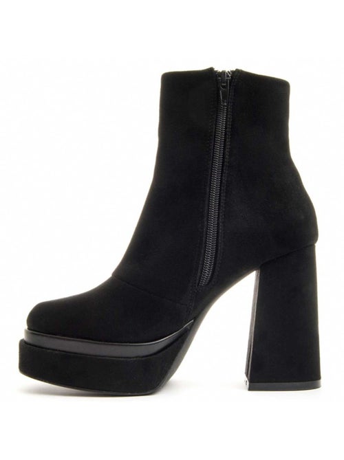 Stivaletto Con Tacco Materiale Sintetico E Tessile Montevita - Kiabi