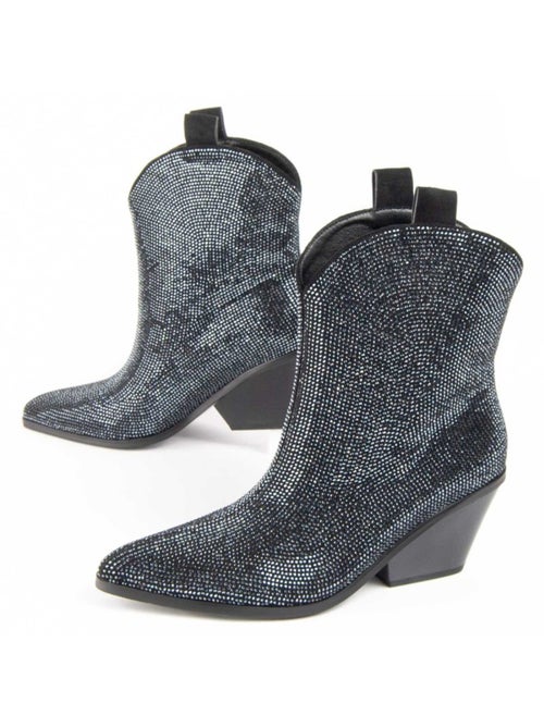 Stivaletto Con Tacco Materiale Sintetico E Tessile Montevita - Kiabi