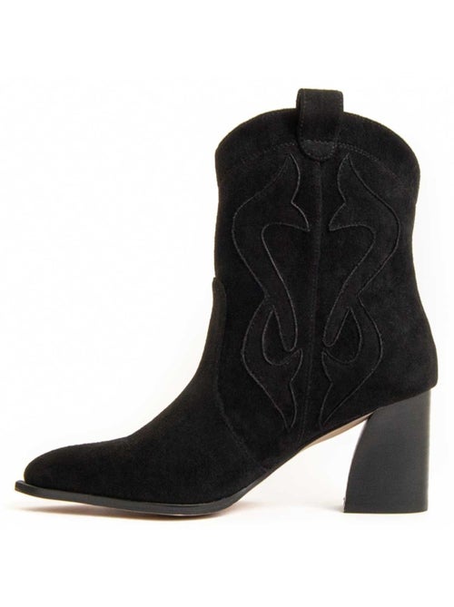 Stivaletto Con Tacco Materiale Sintetico E Tessile Montevita - Kiabi