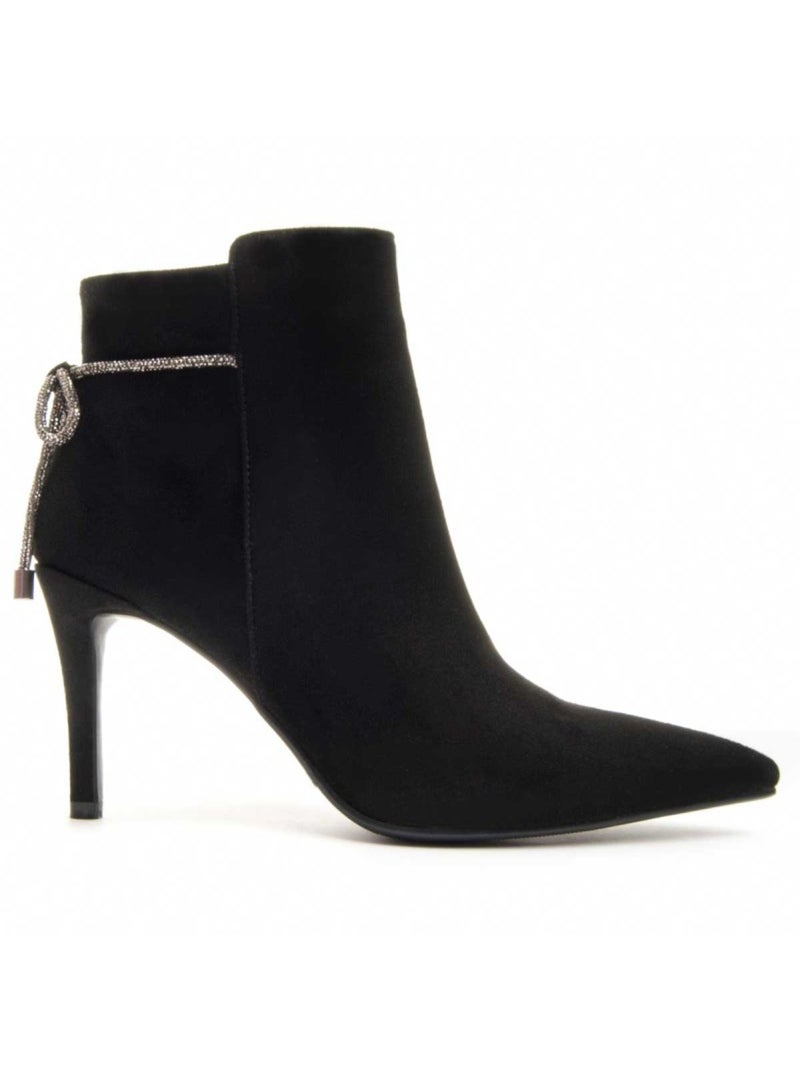 Stivaletto Con Tacco Materiale Sintetico E Tessile Montevita Nero - Kiabi