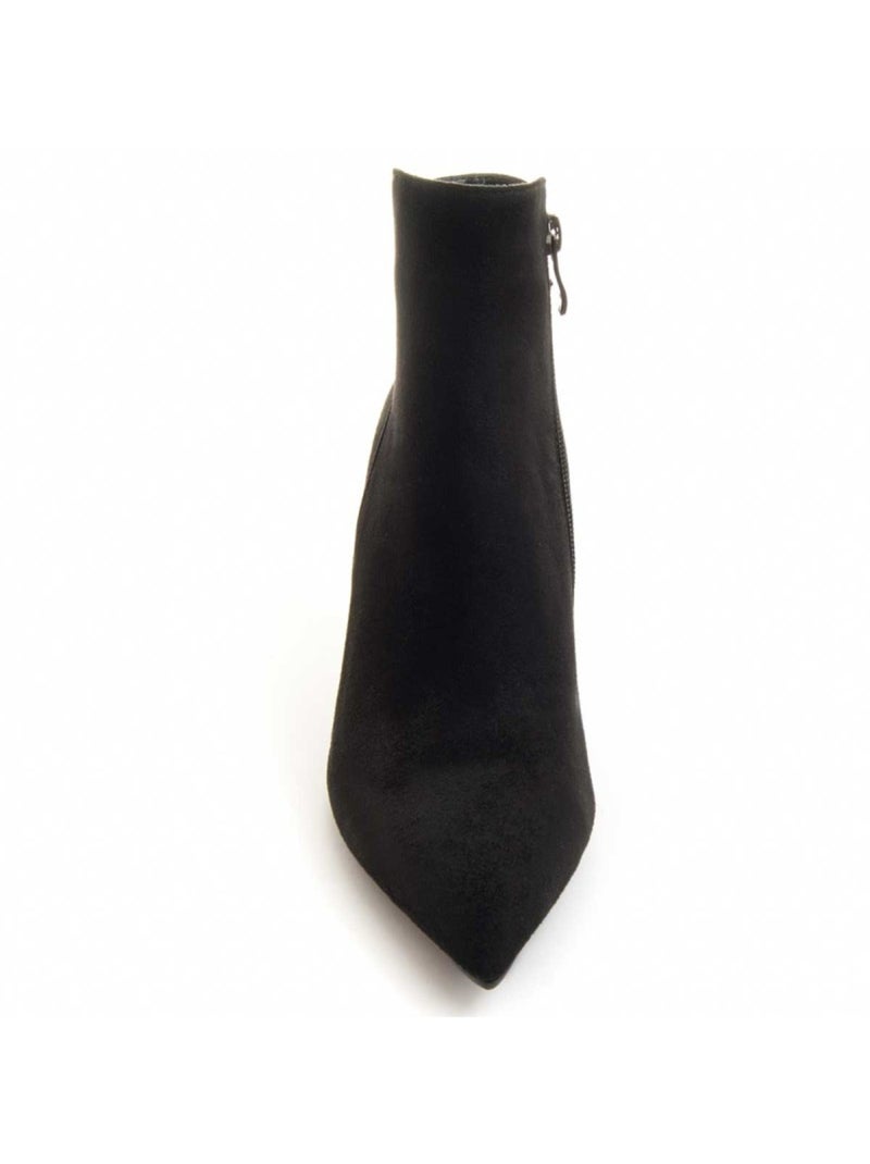 Stivaletto Con Tacco Materiale Sintetico E Tessile Montevita Nero - Kiabi