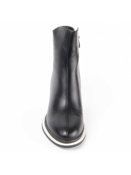 Stivaletto Con Tacco Materiale Sintetico E Tessile Montevita - Kiabi