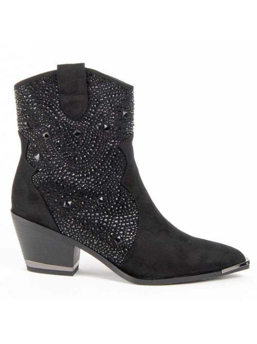 Stivaletto Con Tacco Materiale Sintetico E Tessile Montevita - Kiabi