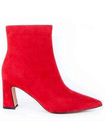Stivaletto Con Tacco Materiale Sintetico E Tessile Montevita