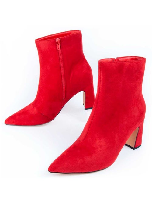 Stivaletto Con Tacco Materiale Sintetico E Tessile Montevita - Kiabi