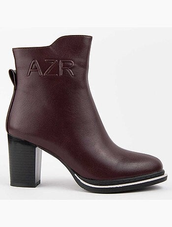 Stivaletto Con Tacco Materiale Sintetico E Tessile Montevita