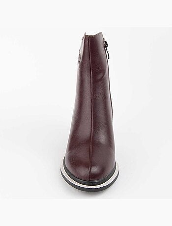 Stivaletto Con Tacco Materiale Sintetico E Tessile Montevita