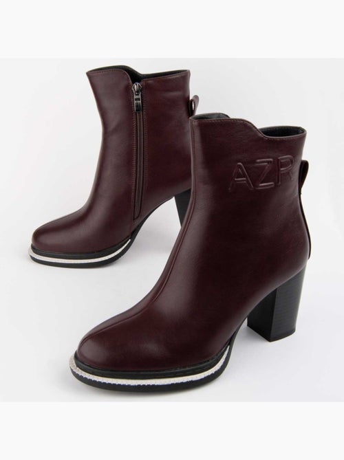 Stivaletto Con Tacco Materiale Sintetico E Tessile Montevita - Kiabi