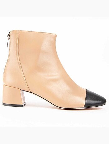 Stivaletto Con Tacco Materiale Sintetico Montevita