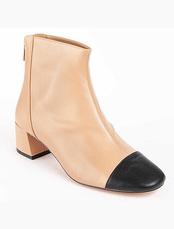 Stivaletto Con Tacco Materiale Sintetico Montevita