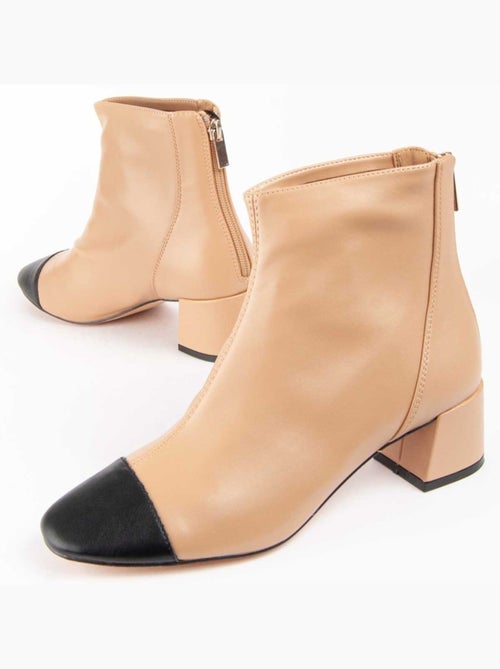 Stivaletto Con Tacco Materiale Sintetico Montevita - Kiabi Stivaletto Con Tacco Materiale Sintetico Montevita - Kiabi