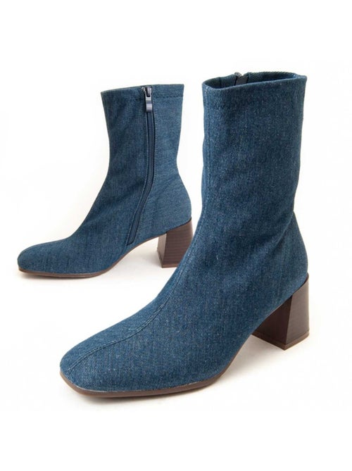 Stivaletto Con Tacco Materiale Sintetico Montevita - Kiabi