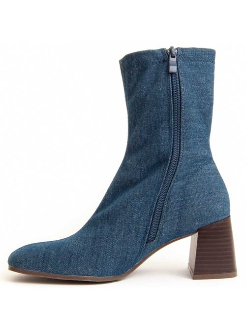 Stivaletto Con Tacco Materiale Sintetico Montevita - Kiabi