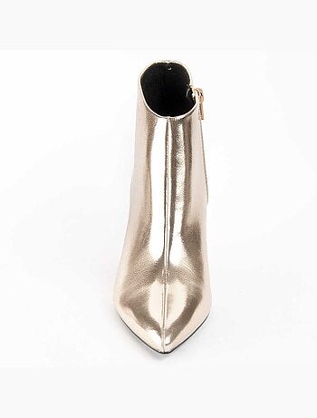 Stivaletto Con Tacco Materiale Sintetico Montevita