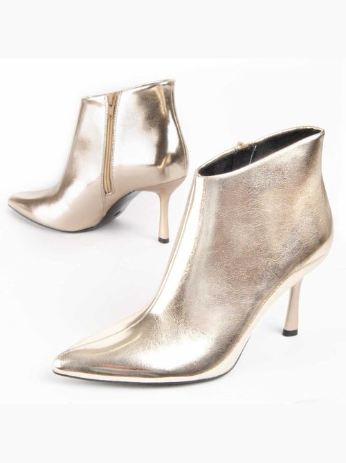 Stivaletto Con Tacco Materiale Sintetico Montevita - Kiabi