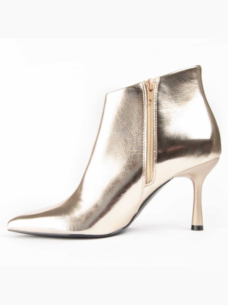 Stivaletto Con Tacco Materiale Sintetico Montevita Dorato/Oro - Kiabi