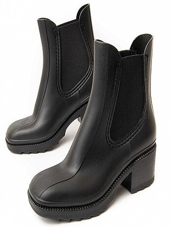 Stivaletto Con Tacco Materiale Sintetico Montevita