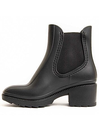 Stivaletto Con Tacco Materiale Sintetico Montevita