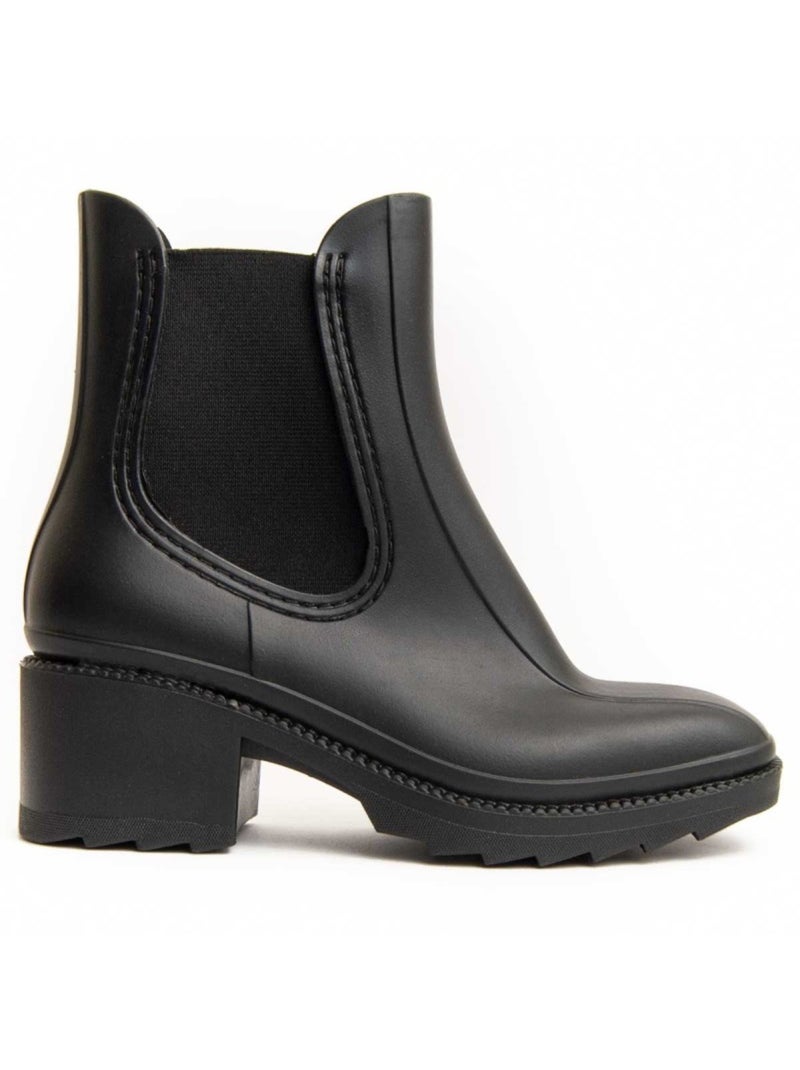 Stivaletto Con Tacco Materiale Sintetico Montevita Nero - Kiabi