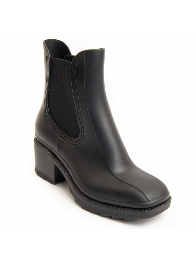 Stivaletto Con Tacco Materiale Sintetico Montevita Nero - Kiabi