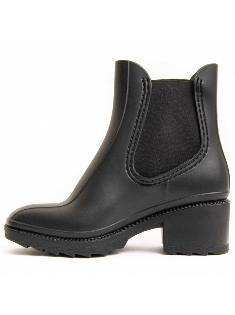 Stivaletto Con Tacco Materiale Sintetico Montevita Nero - Kiabi