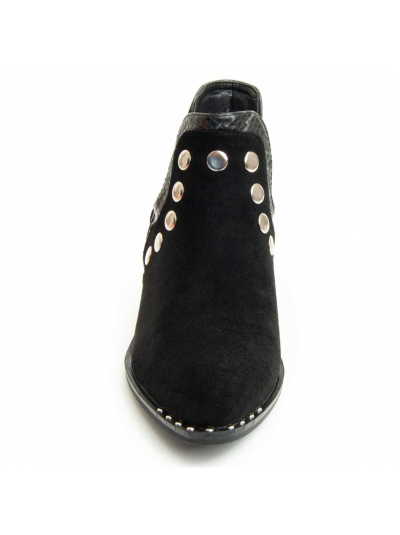 Stivaletto Con Tacco Materiale Sintetico Montevita Nero - Kiabi