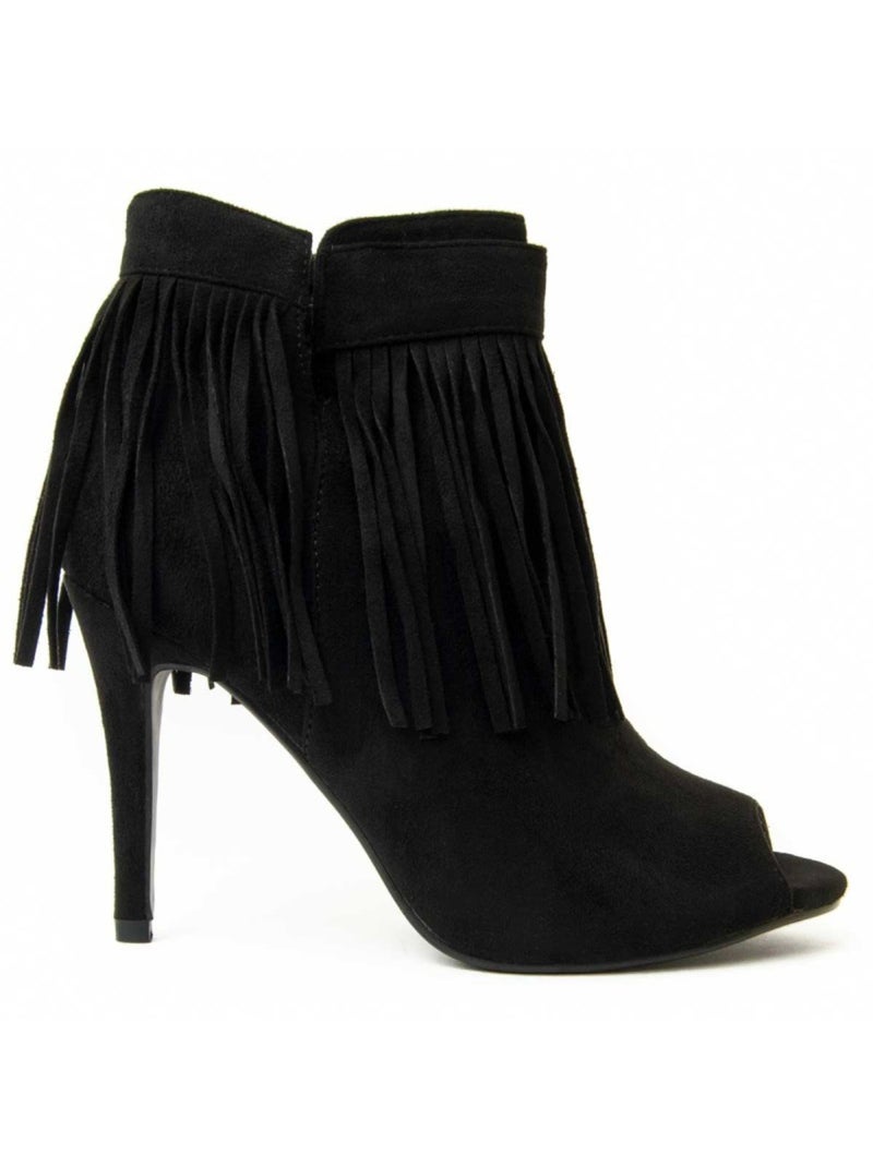 Stivaletto Con Tacco Materiale Sintetico Montevita Nero - Kiabi
