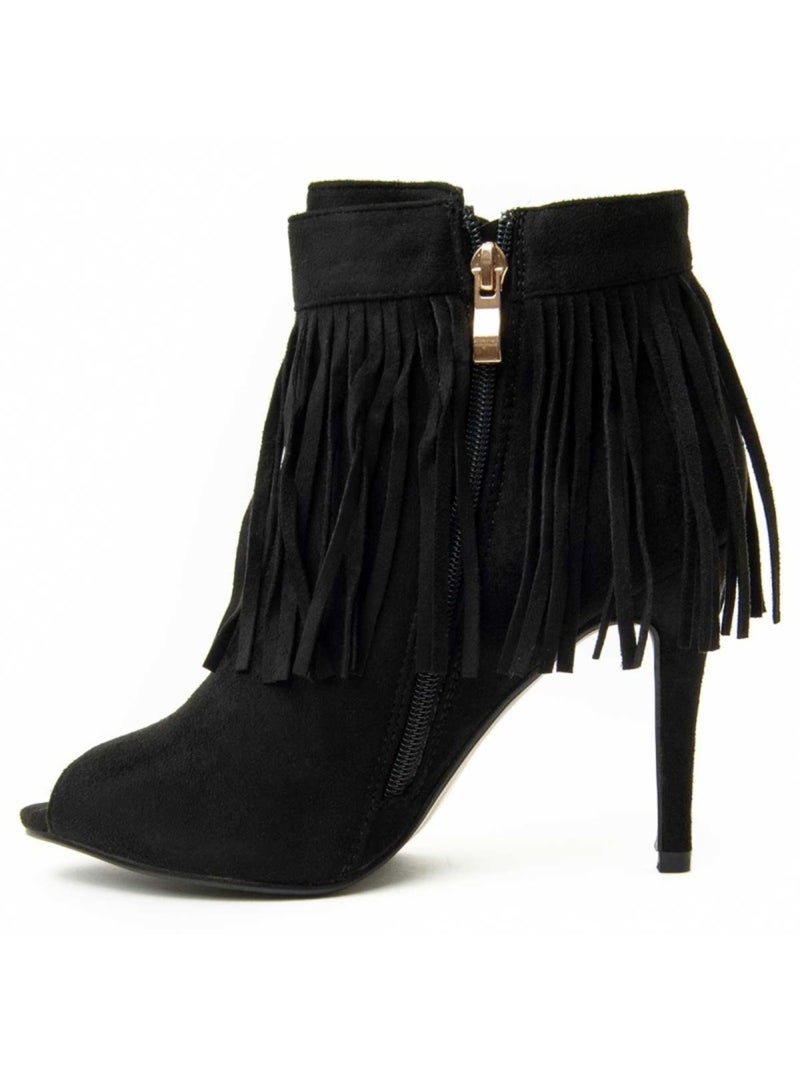 Stivaletto Con Tacco Materiale Sintetico Montevita Nero - Kiabi