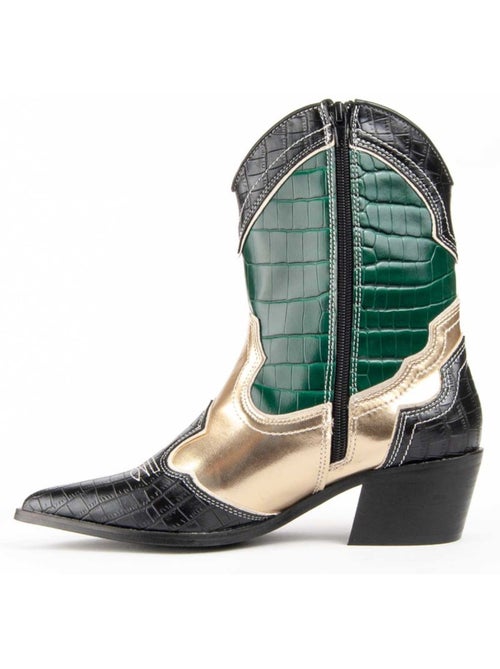 Stivaletto Con Tacco Materiale Sintetico Montevita - Kiabi