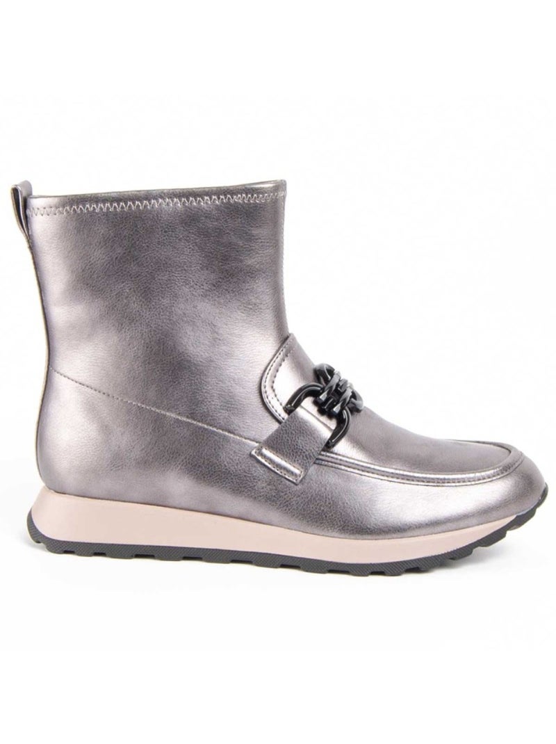 Stivaletto Materiale Sintetico E Tessile Montevita Grigio - Kiabi