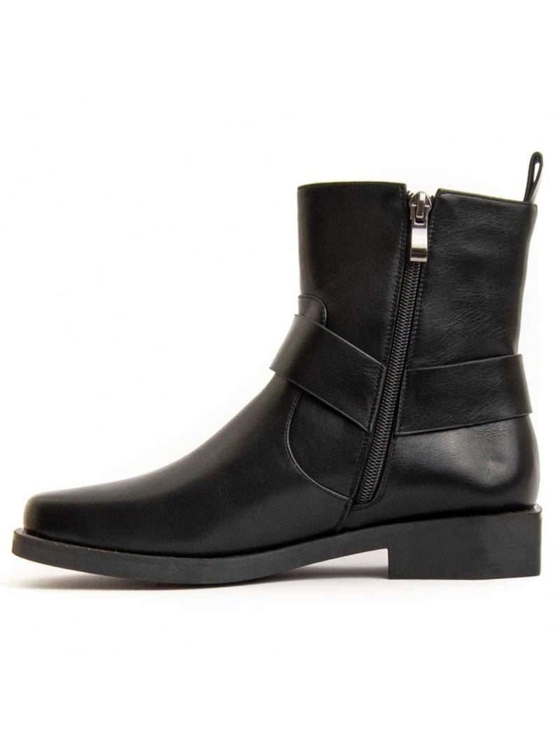 Stivaletto Materiale Sintetico E Tessile Montevita Nero - Kiabi