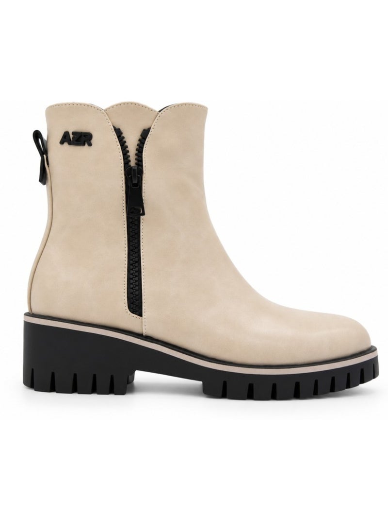 Stivaletto materiale sintetico montevita Beige - Kiabi