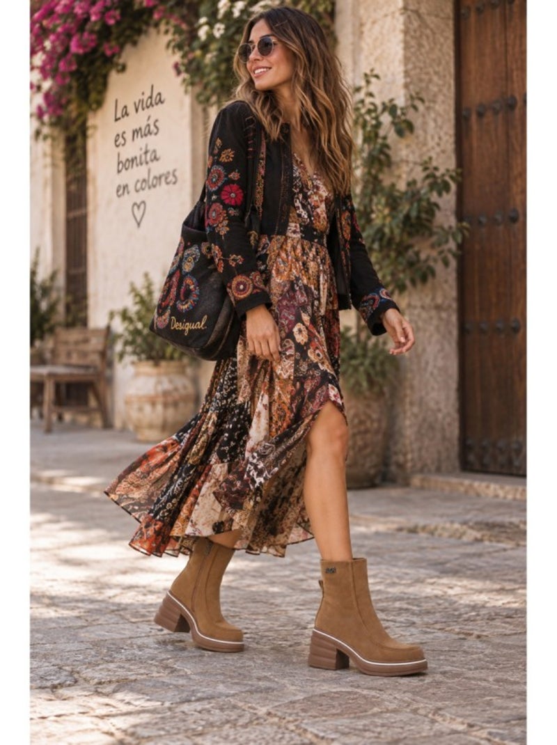 Stivaletto materiale sintetico montevita Beige - Kiabi