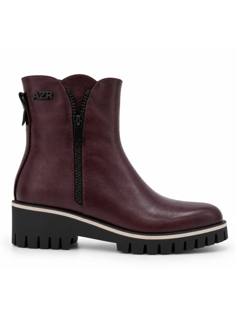 Stivaletto materiale sintetico montevita Bordeaux - Kiabi