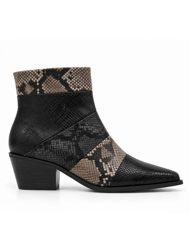 Stivaletto pelle naturale montevita Nero - Kiabi