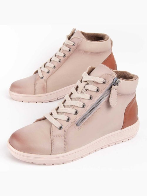 Stivaletto Pelle Naturale Purapiel - Kiabi