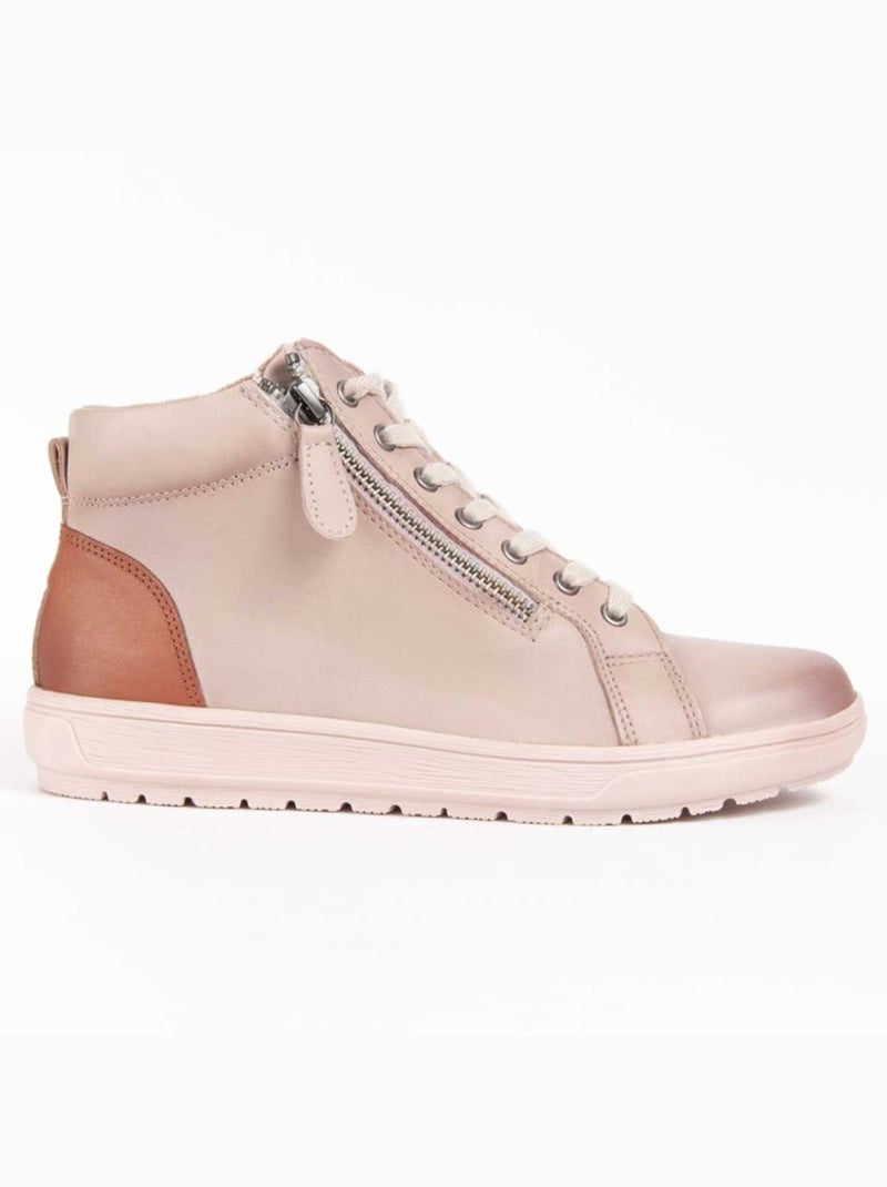 Stivaletto Pelle Naturale Purapiel Bianco - Kiabi