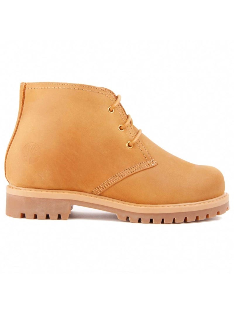 Stivaletto Pelle Naturale Purapiel Marrone - Kiabi