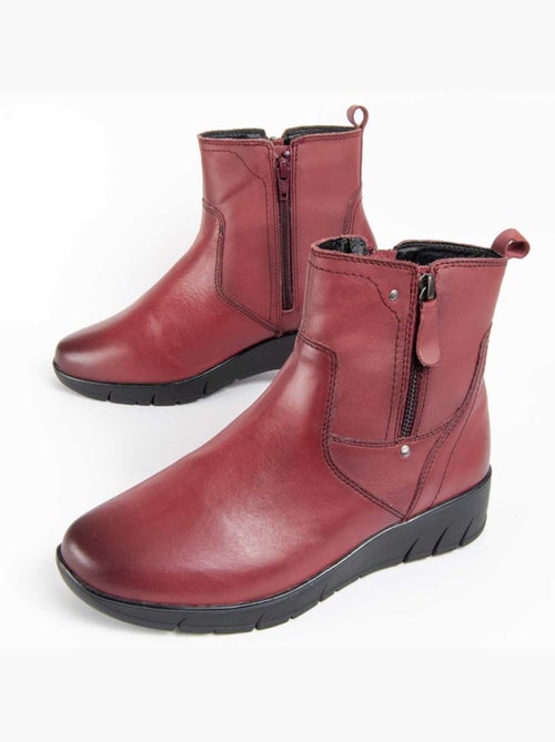 Stivaletto Pelle Naturale Purapiel - Kiabi